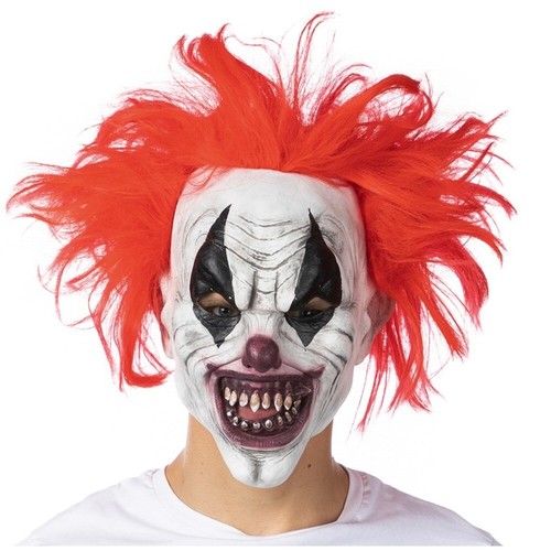 Evil clown latex - evil, mask