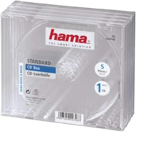 Hama jewel cases pack of - hama, cd