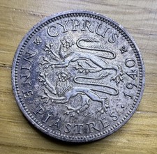 1940 Cyprus George VI 9 Nine
