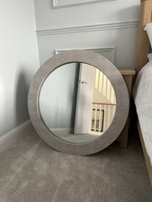 Round bedroom wall mirror