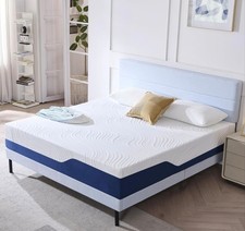 Hiimgo Single Mattress, Memory Foam Carved Knitted 190 x 90 cm Medium Firm 20cm