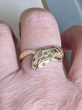 9ct Gold  Coiled Snake Band