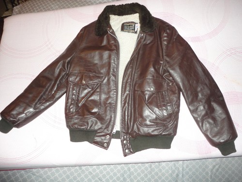 Vtg cooper leather flight - vtg,