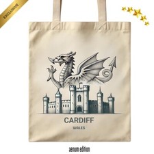 Natural Cotton Tote Bag Wales