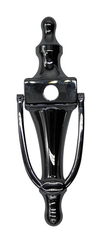 Door knocker with - knocker, hole