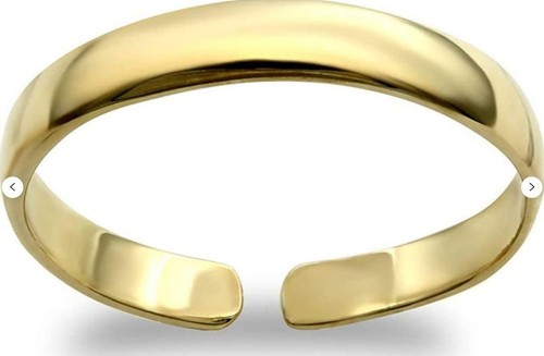 9ct gold toe - gold, adjustable