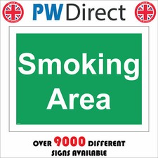 NS101 SMOKING AREA SIGN