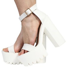 WOMENS LADIES ANKLE STRAP