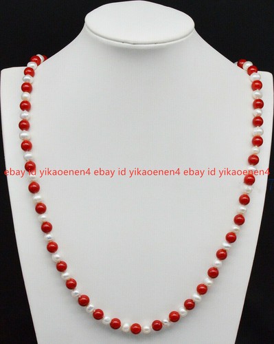 Beautiful 8mm red coral - 8mm,