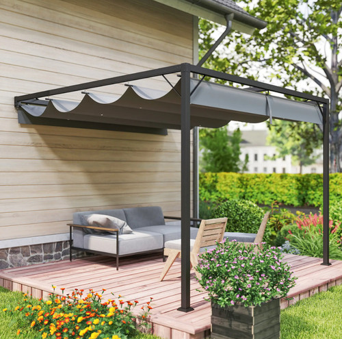 Wall mounted pergola outdoor - pergola,