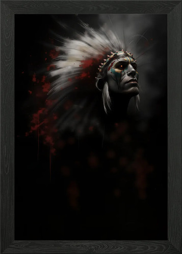 Native american warrior - american,