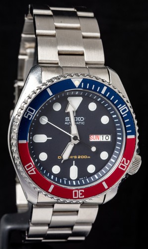 Seiko skx009 pepsi diver - skx009, navy