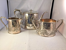 Antique EPNS 3 Piece Tea Set