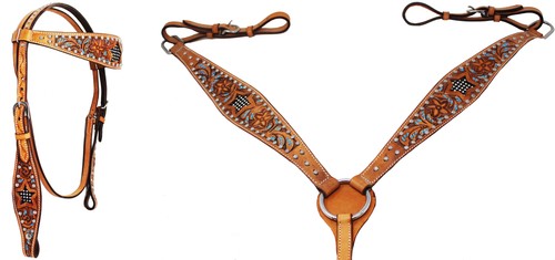 Show tack bridle - tack, western