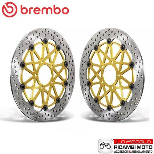 Pair front discs brembo - front,