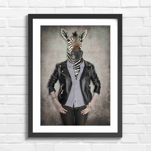 Fashion zebra head leather - fashion,