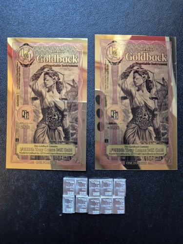 Bullion bundle joblot - 10, x