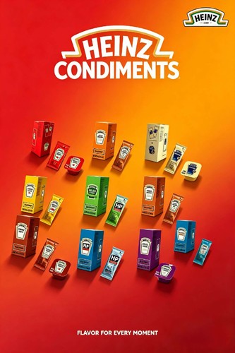 Heinz single sachets 11 - single, 7