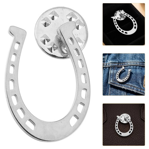 Horseshoe pin lucky - horseshoe,