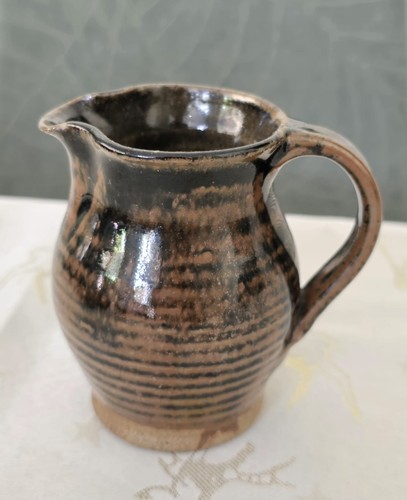 Pottery lustre jug - pottery,