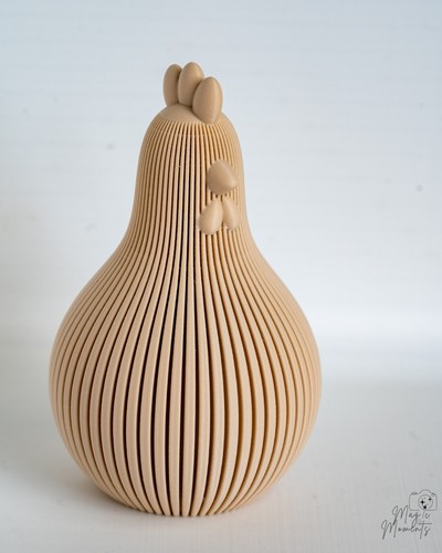 Easter chicken chick decor - easter, 3d