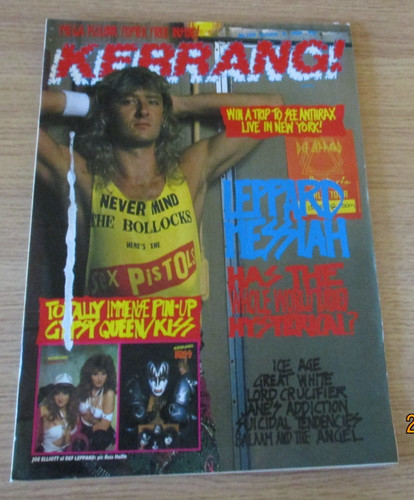 Vintage kerrang magazine 208 - kerrang!, #208