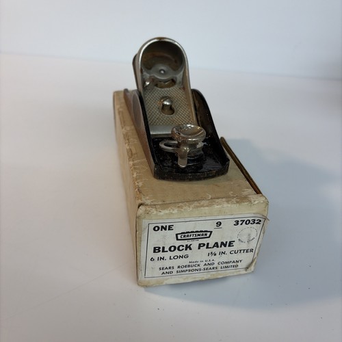 Vintage craftsman block plane - craftsman,