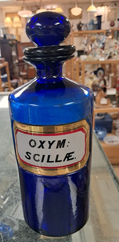 Antique victorian cobalt blue - victorian,