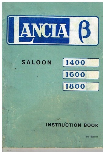 Lancia beta saloon - saloon, 1400