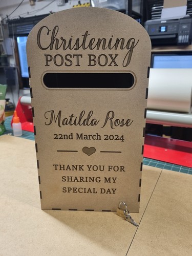 Post box personalised - post,