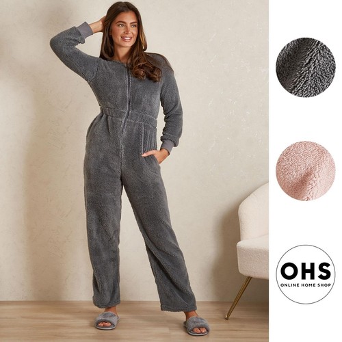 Ohs jumpsuit teddy fleece - jumpsuit,
