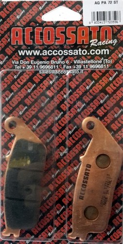 Front brake pads - triumph, t100