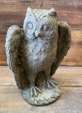 STONE GARDEN LARGE OWL BIRD
