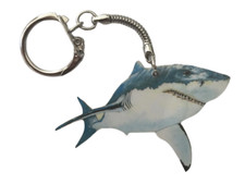 Great White Shark Keyring - Great White Sharks - Shark Keyrings Jaws OC10-K