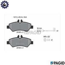 Brake pad set disc - pad,