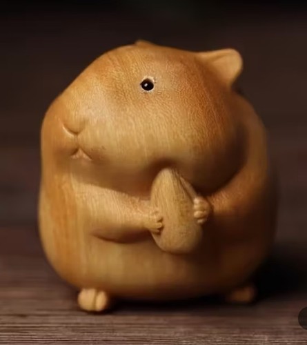Hamster mouse small wooden - small,