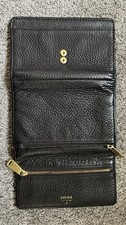Fossil Black Leather Purse