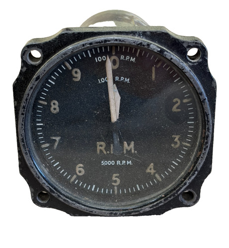 Ww2 raf rpm gauge 1942 - raf,