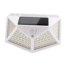Caravan Awning LED Lights Solar 100LED Motorhome Porch Exterior Lamp Wall Light