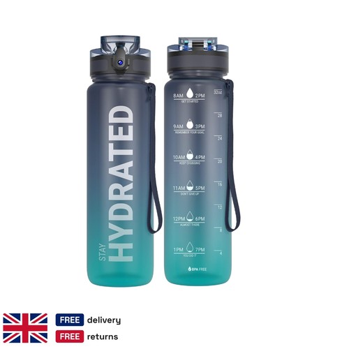 Motivational water bottle - motivational, 1l