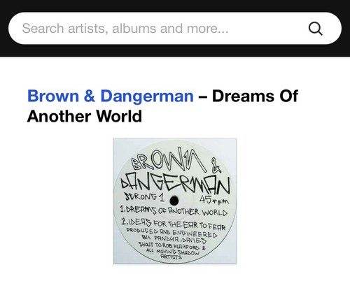 Brown dangerman dreams - &, –