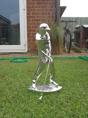 Golfer statue - golfer,
