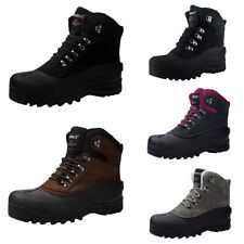 riemot Women's Men's Snow Boots Winter Ankle Boots for Dog Walking Hiking Riding