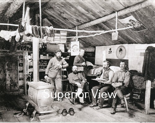 Old time logging - old, interior