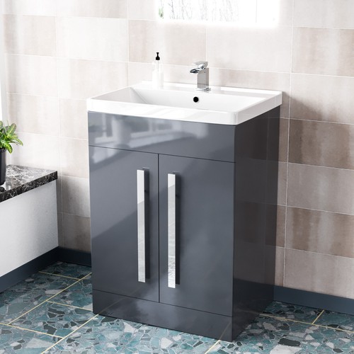 Nes home dark grey - 600mm, gloss