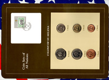 Coin Sets of All Nations St. Helena 1984 UNC 1 Pound 50,10,5,2,1 Pence JU2884