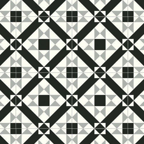 Vinyl flooring retro - retro, patterned