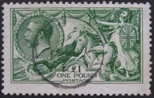 Green seahorse - gv, ~~~£1