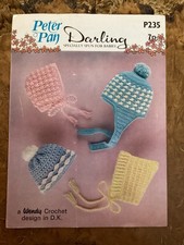 Baby Crochet Patterns DK  Hats Size 9 months-2 Years Peter Pan 235