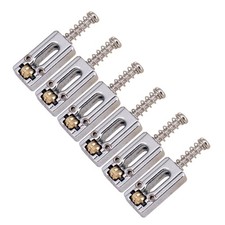 6 Pcs Metal Guitar Bridge